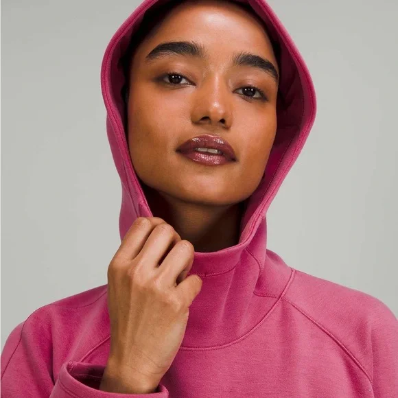 Lululemon AirWrap Modal Pullover Hoodie in Pink Lychee - Picture 3 of 8